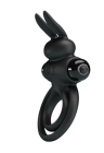 Wibrujący ring na penisa ze stymulującym króliczkiem
