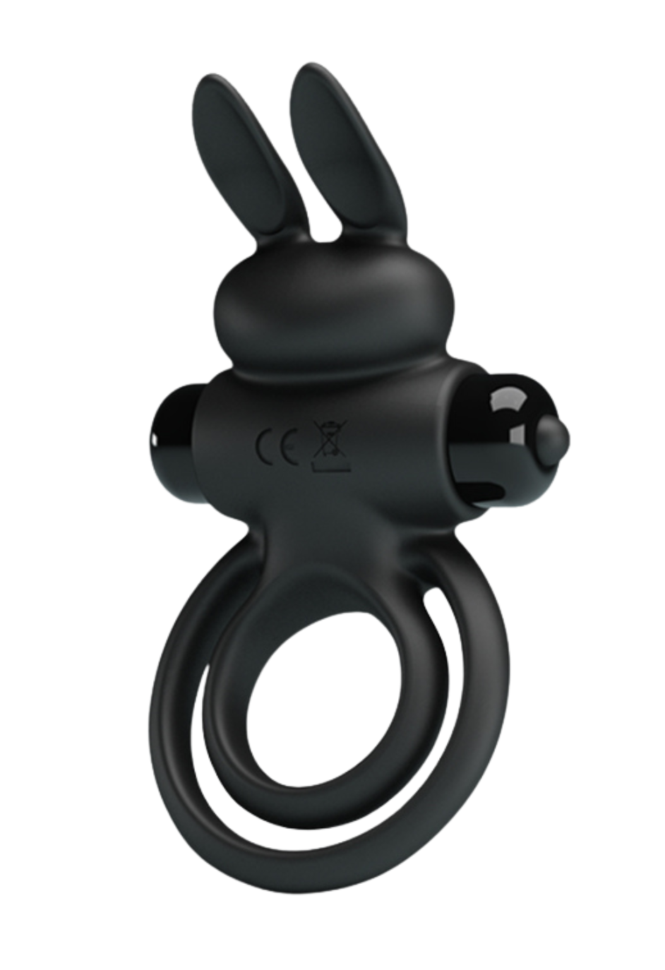 Wibrujący ring na penisa ze stymulującym króliczkiem