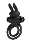 Wibrujący ring na penisa ze stymulującym króliczkiem