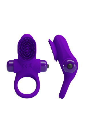 Ring w kolorze indygo z wypustką stymulującą