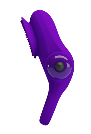 Ring w kolorze indygo z wypustką stymulującą