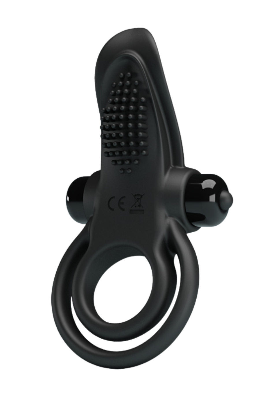 Podwójny pierścień wibrujący z wypustką stymulującą