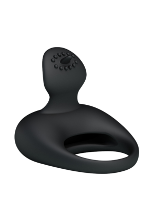 Wibrujący pierścień z wypustką do stymulacji łechtaczki