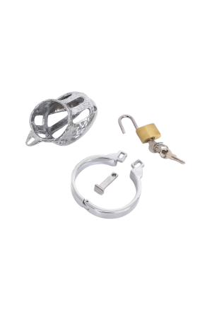 Stalowy pas cnoty z pierścieniem 4,5 cm