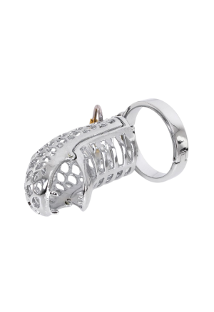 Metalowa klatka z pierścieniem 4,5 cm