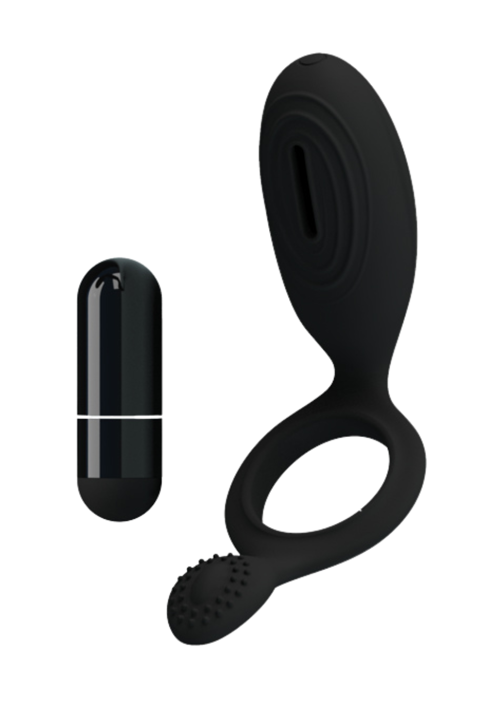 Silikonowy ring z stymulatorem, wibrujący