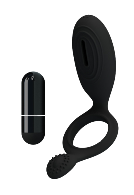 Silikonowy ring z stymulatorem, wibrujący