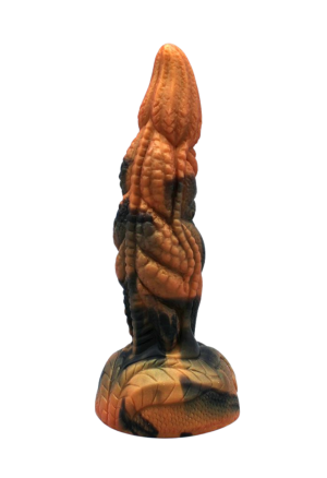 Silikonowe dildo o unikalnej, teksturowanej powierzchni - 20,5 cm