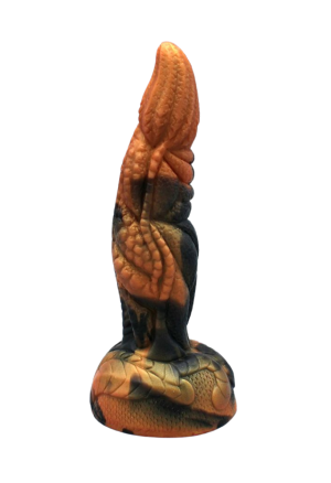 Silikonowe dildo o unikalnej, teksturowanej powierzchni - 20,5 cm