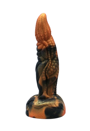 Silikonowe dildo o unikalnej, teksturowanej powierzchni - 20,5 cm