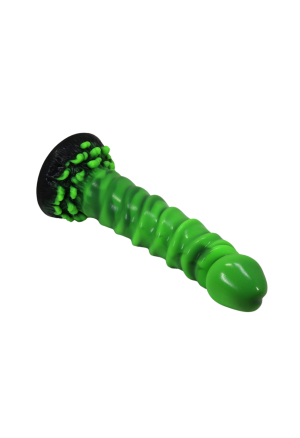 Silikonowe dildo fantasy inspirowane dziką dżunglą - 23 cm