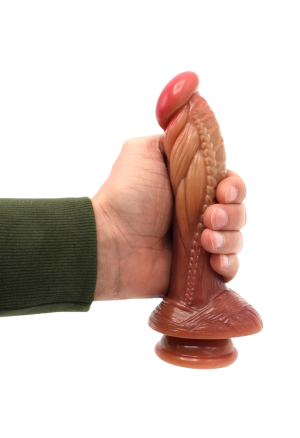 Silikonowe dildo fantasy w stylu potwora - 20 cm