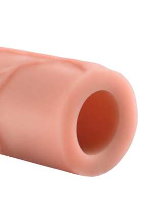 Realistyczna, wydłużająca nakładka na penisa + 7,6 cm