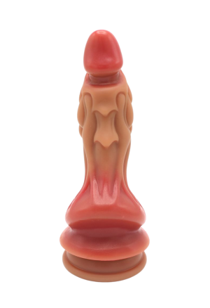 Silikonowe dildo fantasy w kształcie smoczej bestii - 21,5 cm
