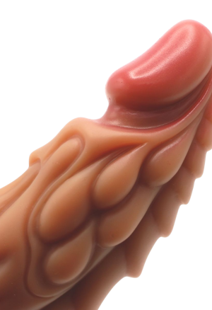 Silikonowe dildo fantasy w kształcie smoczej bestii - 21,5 cm