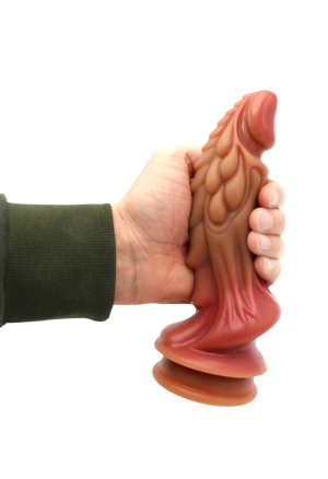 Silikonowe dildo fantasy w kształcie smoczej bestii - 21,5 cm