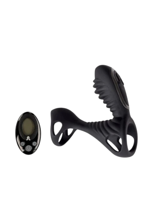 Mniejszy, wielofunkcyjny rękaw na penisa zdalnie sterowany pilotem