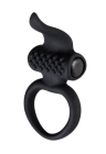 Silikonowy pierścień na penisa z wypustkami i mocną wibracją
