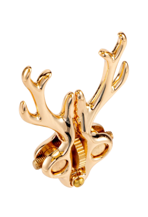 Regulowane klipsy na sutki z łańcuszkami i motywem jelenia