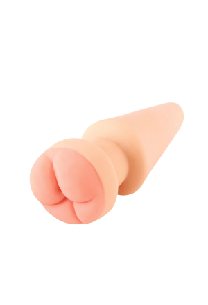 Duży korek analny + nakładka masturbatora 2 w 1