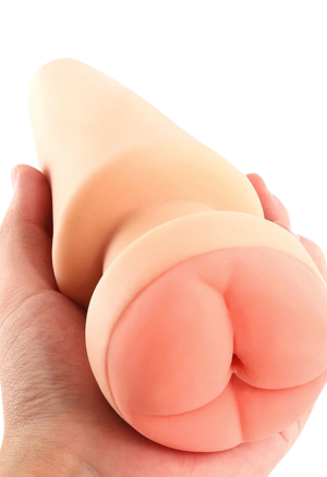 Duży korek analny + nakładka masturbatora 2 w 1