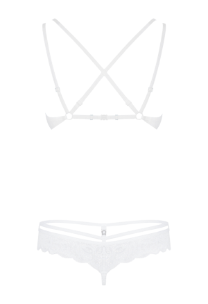 Komplet damski w białym kolorze