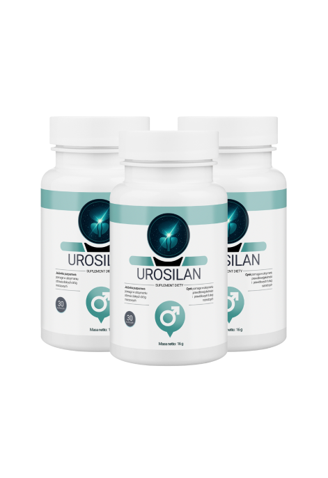 3x Urosilan - suplement diety wspierający zdrowie prostaty i układu moczowego 30 kaps