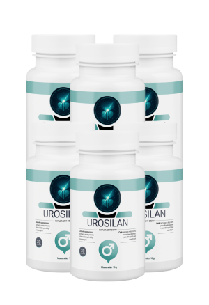 6x Urosilan - suplement diety wspierający zdrowie prostaty i układu moczowego 30 kaps