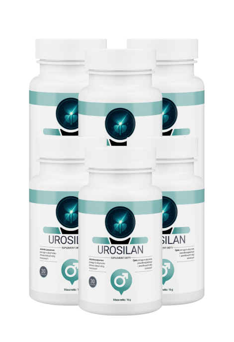 6x Urosilan - suplement diety wspierający zdrowie prostaty i układu moczowego 30 kaps
