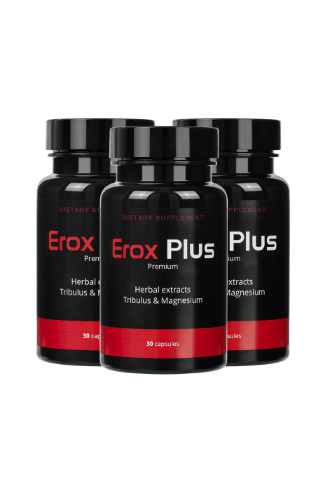 3xErox Plus - silny środek na poprawę potencji i erekcji, 30 sztuk