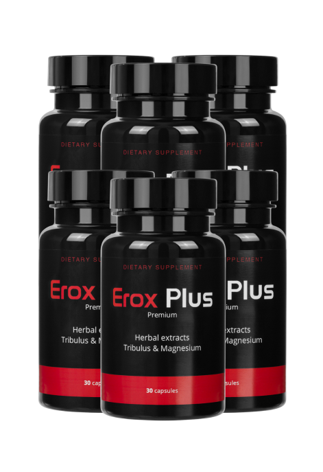 6xErox Plus - silny środek na poprawę potencji i erekcji, 30 sztuk