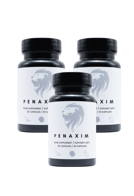 3x Penaxim - na silną potencję, erekcję, wzwody, libido i powiększenie