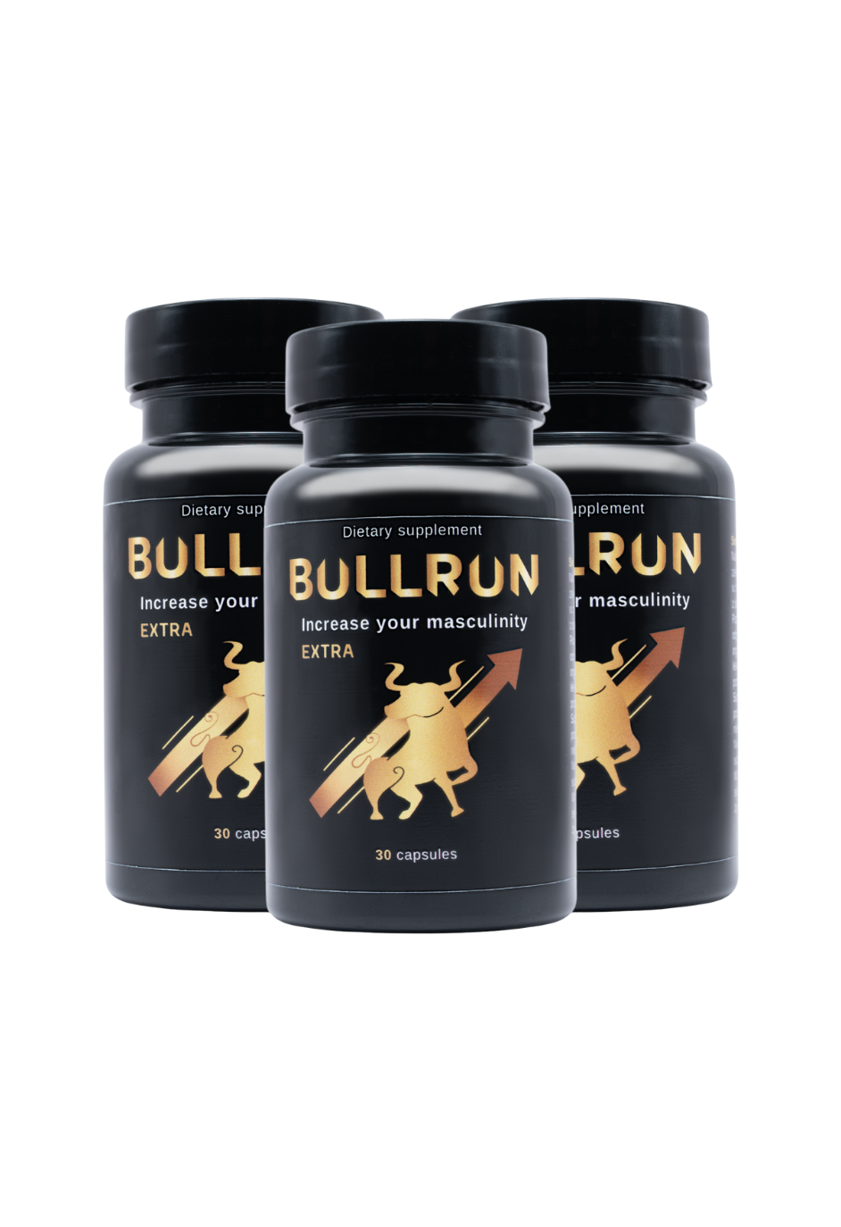 3xBullRun - kapsułki dla mężczyzn na potencję, 30 sztuk
