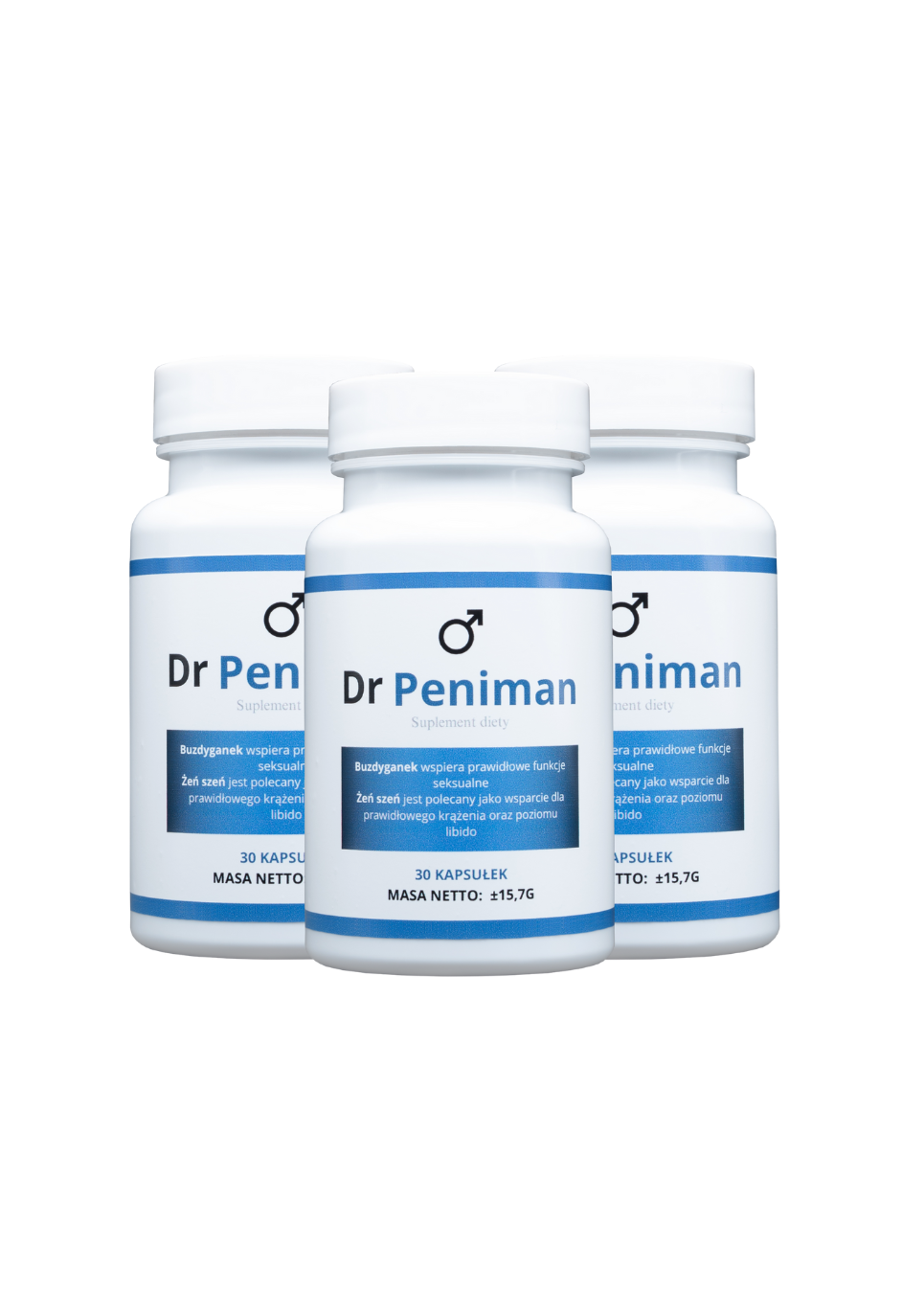 3x Dr Peniman - silny środek na poprawę sprawności seksualnej, 30 sztuk