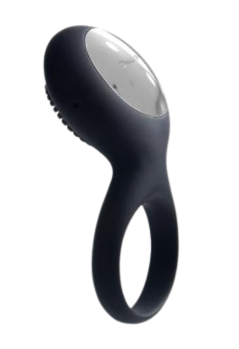 Svakom- wibrujący ring erekcyjny w kolorze czarnym