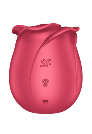 Stymulator łechtaczki w kształcie róży z falą ciśnieniową