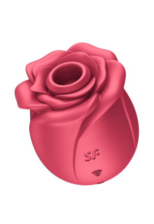Stymulator łechtaczki w kształcie róży z falą ciśnieniową
