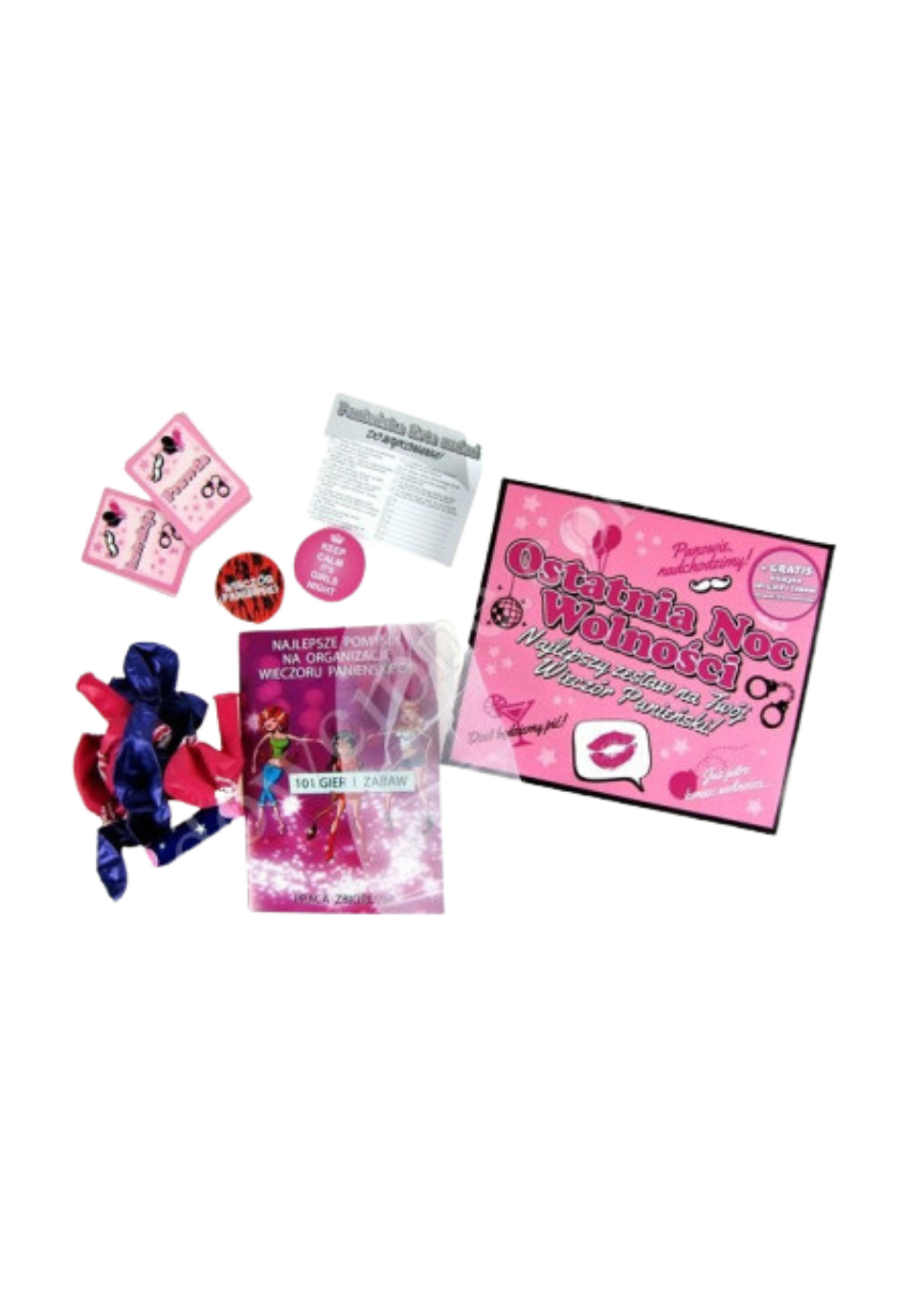 Zestaw gadżetów na wieczór panieński, Ostatnia Noc Wolności