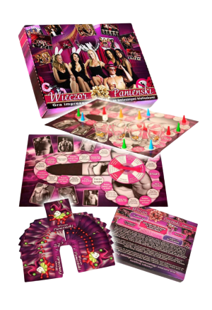 Gra planszowa z ruletką, na wieczór panieński