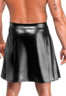 Męska spódnica PowerWetlook z plisami i zapięciem na zatrzaski