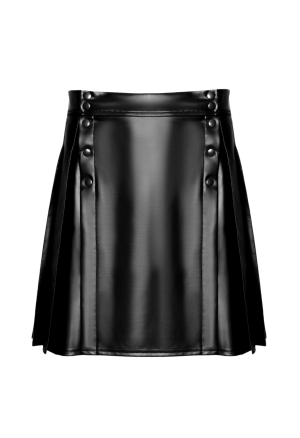 Męska spódnica PowerWetlook z plisami i zapięciem na zatrzaski