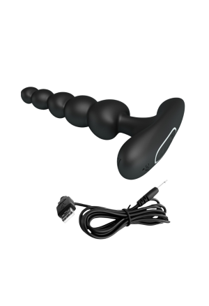 Wibrujące koraliki analne z funkcją wypełnienia