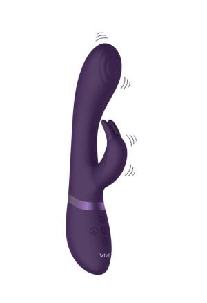 Impulsowy wibrator króliczek z 3 s silnikami, które działają niezależnie