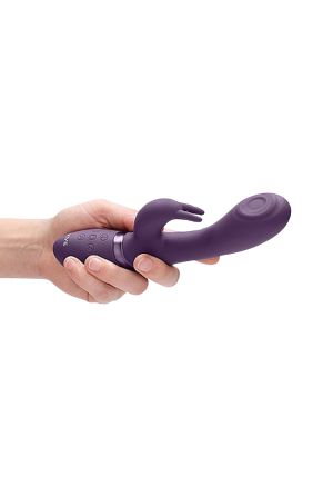 Impulsowy wibrator króliczek z 3 s silnikami, które działają niezależnie