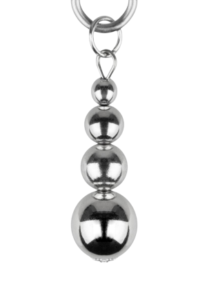 Metalowe klamry na sutki z regulacją nacisku i łańcuszkiem