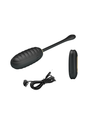 Silikonowe, wibrujące jajko sterowane pilotem