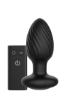 Rotujący i wibrujący korek analny z pilotem - rozmiar M