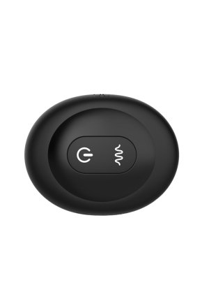 Rotujący i wibrujący korek analny z pilotem - rozmiar L