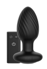 Rotujący i wibrujący korek analny z pilotem - rozmiar L
