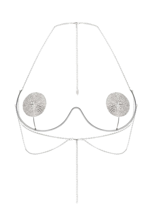 Biżuteryjny biustonosz połączony z nasutnikami